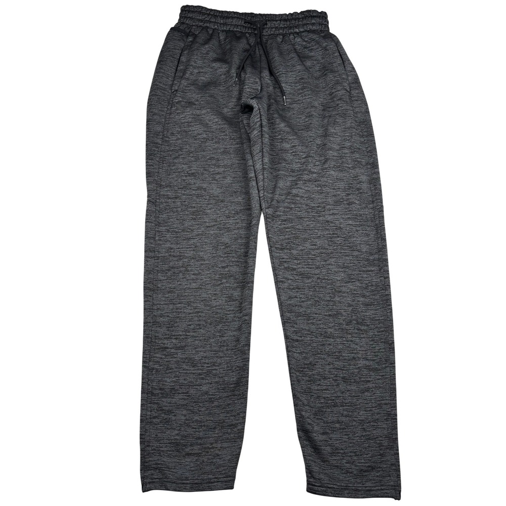 Under Armour Mens Small Charcoal Armour Fleece Twist Open Hem Sweatpants 1357122